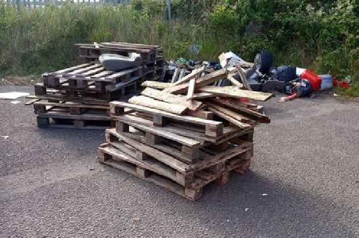 Fly-tipping epidemic continues as mound of waste dumped outside Grimsby tip