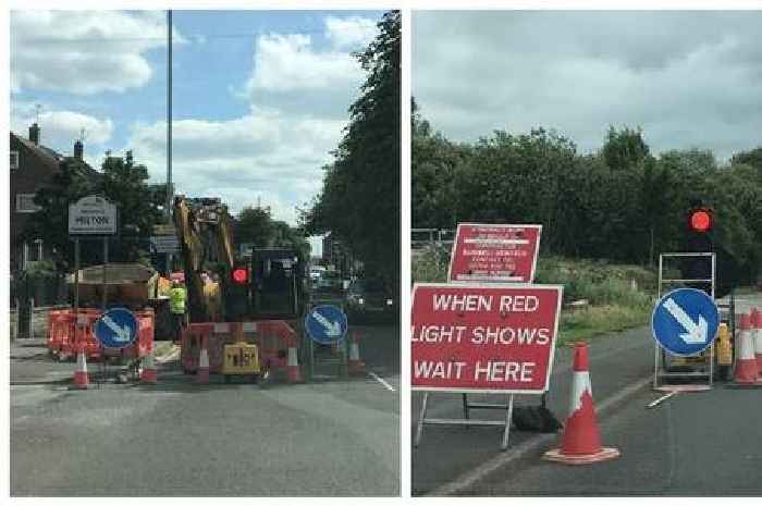 Traffic chaos warning as temporary traffic lights return to Stoke-on-Trent roads