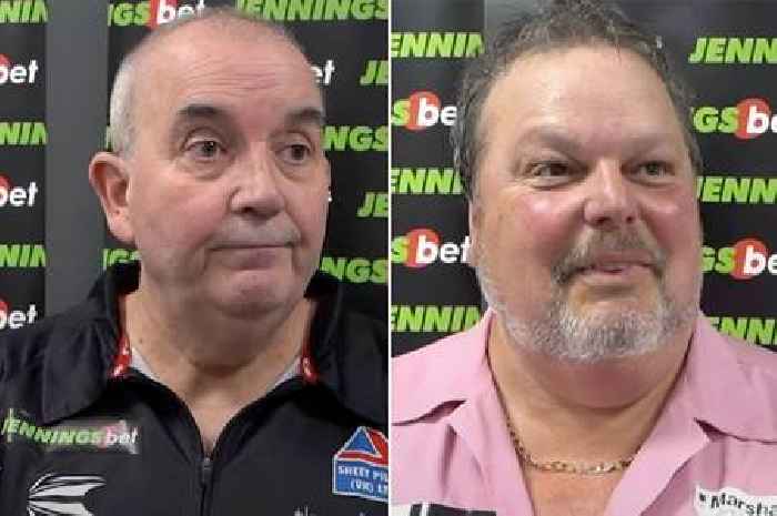 Phil Taylor told he 'can't lift a shovel' ahead of grudge match with rival Peter Manley