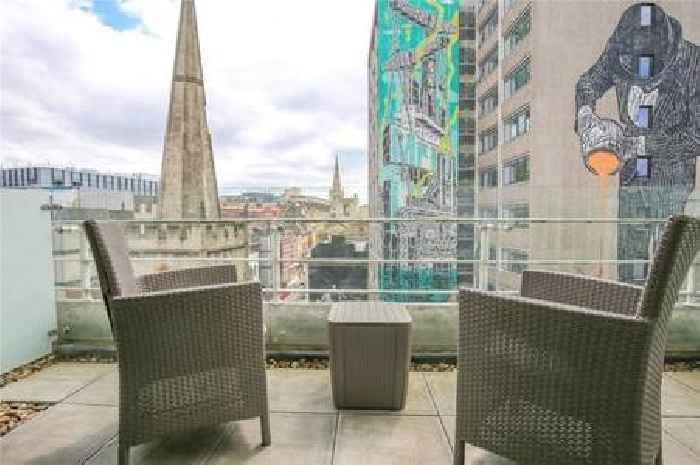 The penthouse apartment with stunning views of some of Bristol's best street art