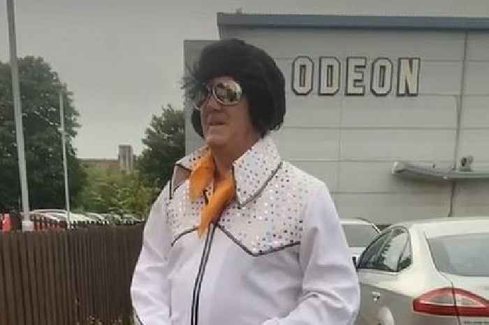 Hilarious Scots grandad dresses up as Elvis for cinema trip to see the King's new movie and becomes TikTok star