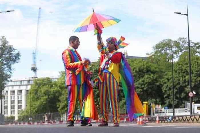 Rainbow colours on show for 50th anniversary of UK’s first Pride parade
