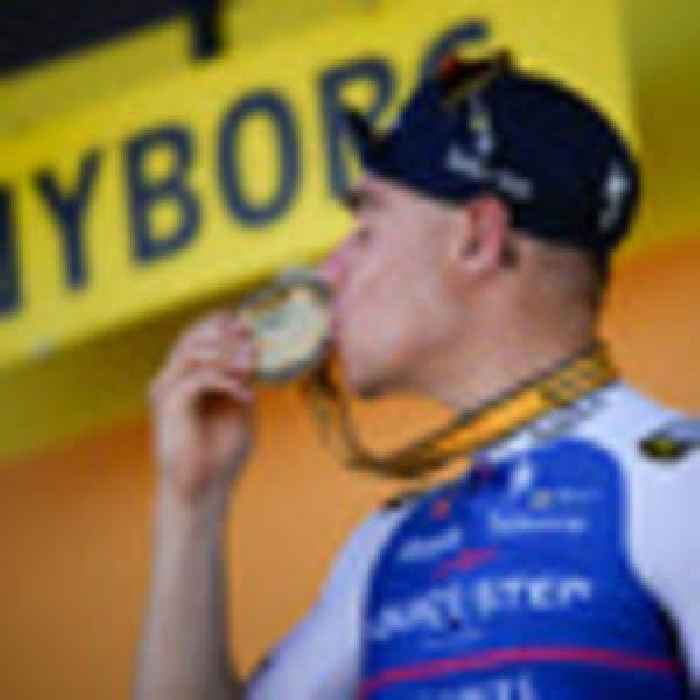 Tour de France: Fabio Jakobsen overtakes Wout Van Aert on line to win stage two