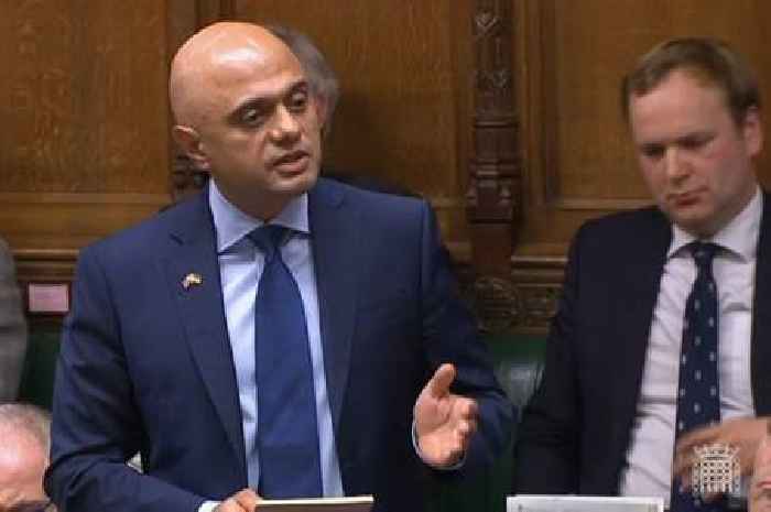 Sajid Javid gives devastating resignation speech as Boris Johnson watches on