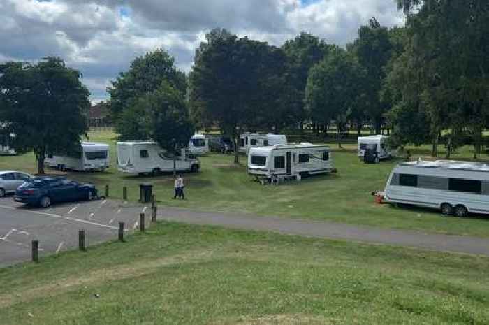 Business closes and residents scared to walk dogs on park after travellers turn up in Scunthorpe