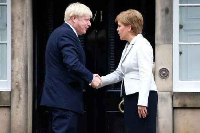 Boris Johnson writes to Nicola Sturgeon 'in final act as Prime Minister' to reject IndyRef2