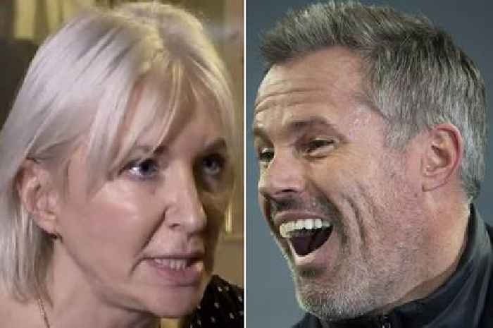 Jamie Carragher mocks Nadine Dorries picture as Boris Johnson finally quits as PM