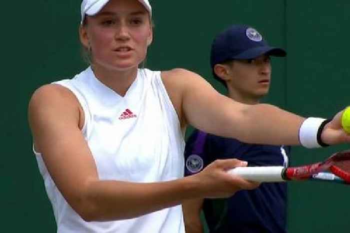 Wimbledon finalist Elena Rybakina had fiery argument with umpire over 