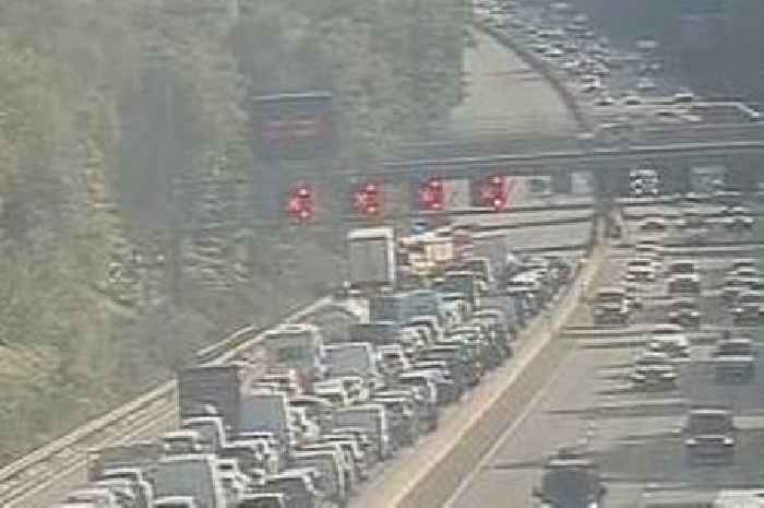 Live M3 traffic updates today as crash in Surrey sees motorway held and congestion building