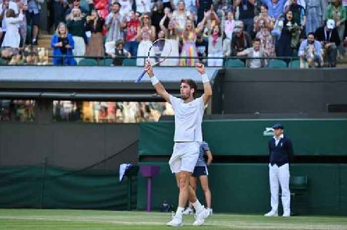 What time is Cameron Norrie playing Novak Djokovic in Wimbledon semi-final today? TV channel and live stream info