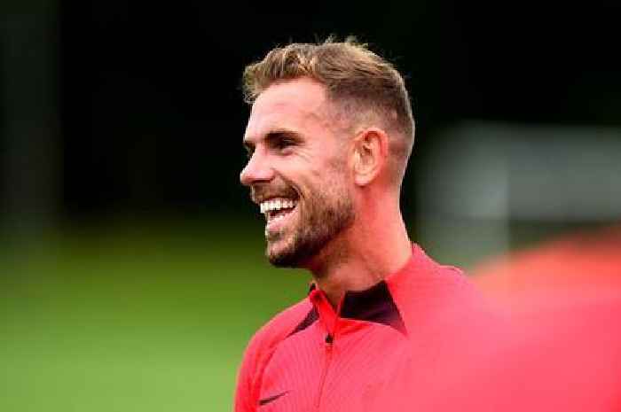 Jordan Henderson shows support for England star at Women's Euro 2022 in Liverpool training