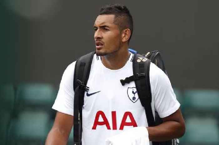 Nick Kyrgios is a Tottenham fan who once warmed up for Wimbledon wearing club jersey