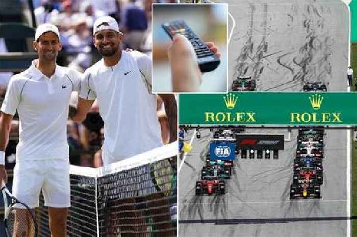 Sports fans fuming at the 'tragedy' of Wimbledon and F1 starting at the same time