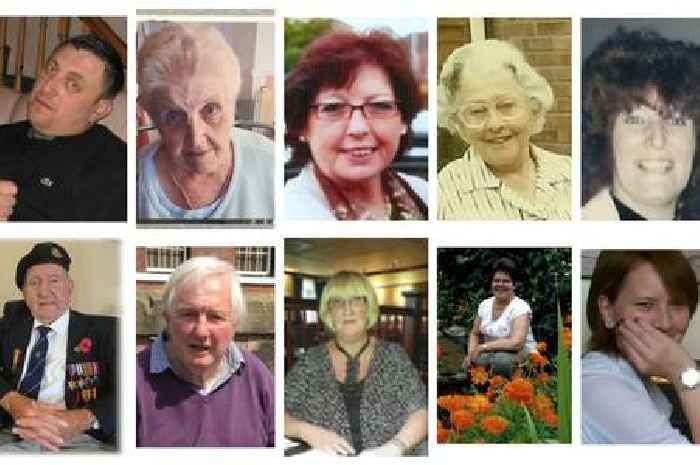 50 death notices from Stoke-on-Trent and North Staffordshire this week