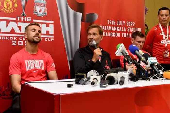 Jurgen Klopp can't resist dig at Man Utd just one day into Liverpool's pre-season tour