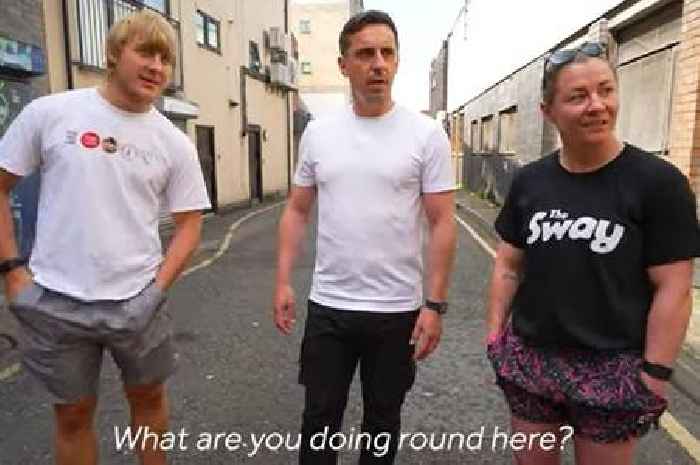 Gary Neville told 'what are you doing round here' as he films on backstreets of Liverpool