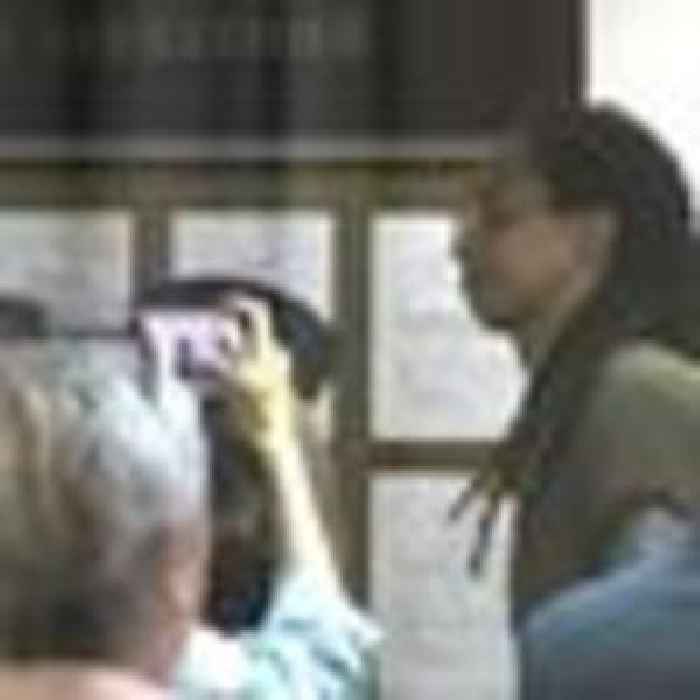 American basketball star Brittney Griner appearing in Russian court
