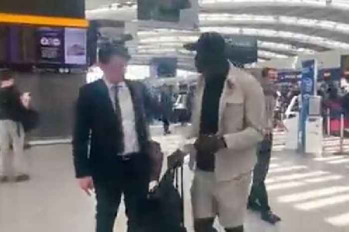 Kalidou Koulibaly spotted at Heathrow Airport as he prepares to make Chelsea transfer