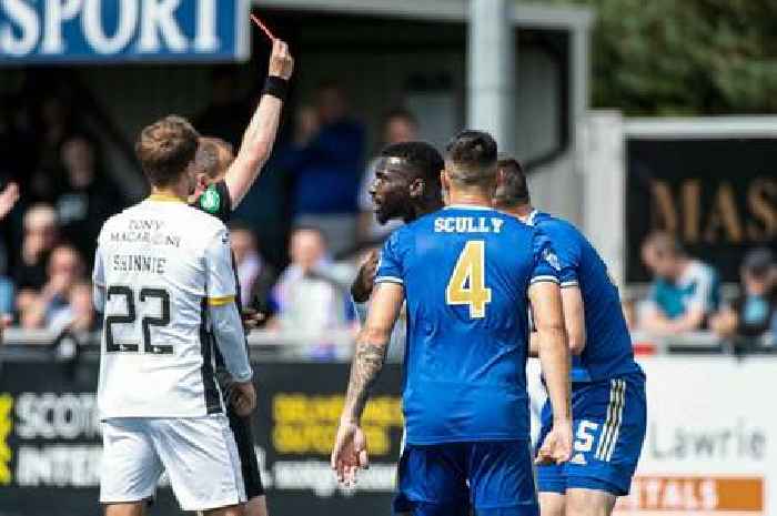Livingston striker's red card apology 'not really good enough', says team-mate Andrew Shinnie