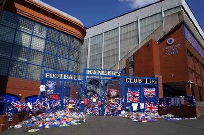Rangers fans gather at Ibrox for Andy Goram cortege ahead of Gers legend's funeral