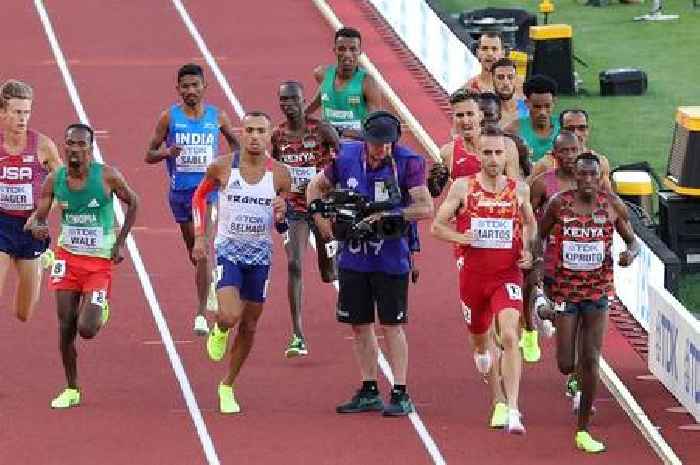 Cameraman causes havoc by impeding athletes in World Championships steeplechase final