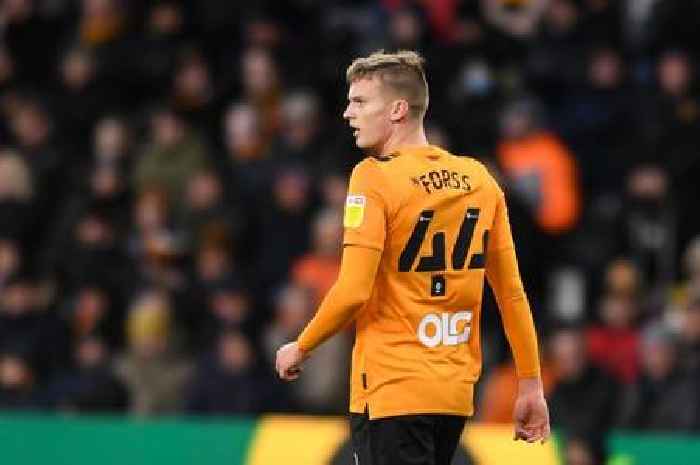Former Hull City loan man Marcus Forss being chased by Championship rivals