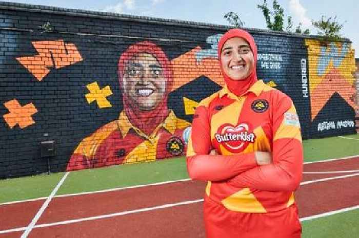 Small Heath school honour Birmingham Phoenix cricketer in colourful mural