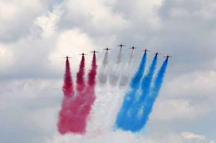 Red Arrows set for Farnborough Airshow and RAF Leeming flypast - full timings confirmed