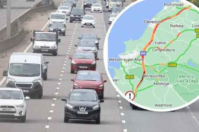 M5 fuel protests: Map shows 30-miles of delays as roadblock brings 'Frantic Friday' to a halt