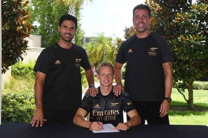 Mikel Arteta and Edu first words as Arsenal confirm Oleksandr Zinchenko transfer from Man City