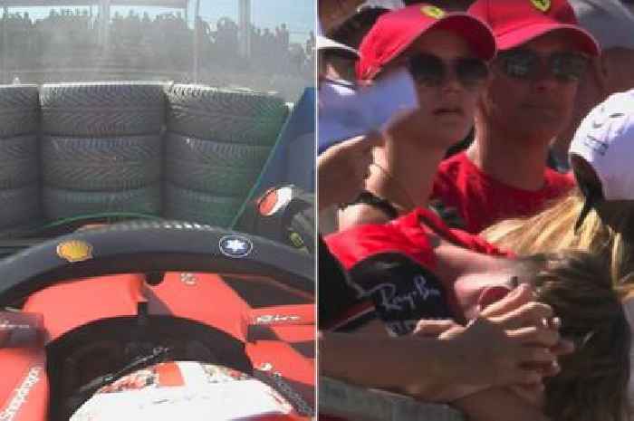 F1 fans wince as Charles Leclerc's scream after crash is 'something from a horror movie'