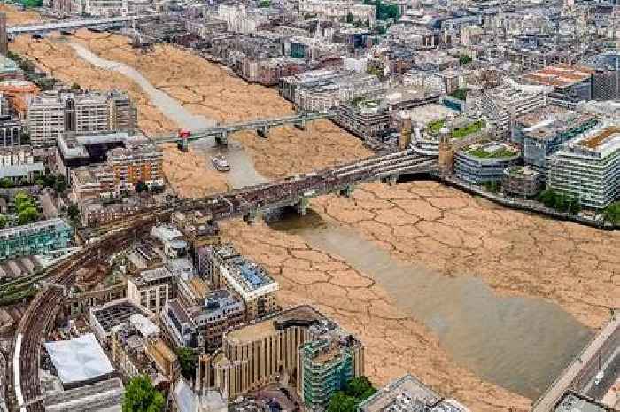 Grim pictures of how London, Liverpool and Birmingham could look like if climate change continues