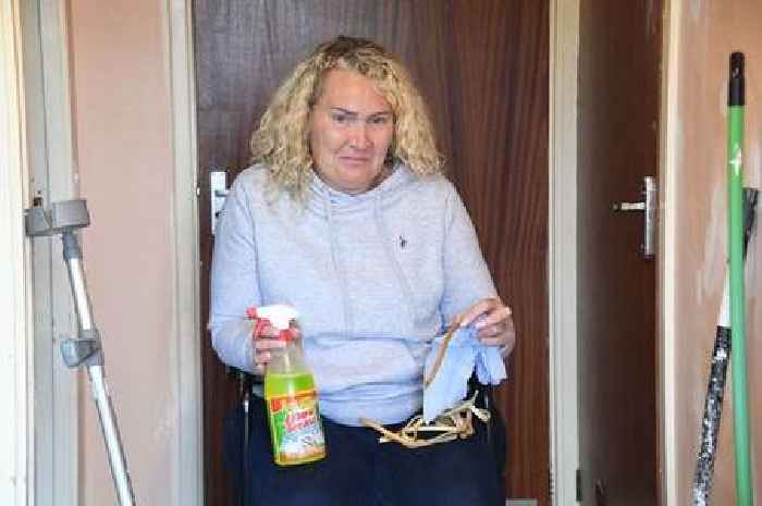 PIP woman livid at having to spend payment on cleaning 'filthy' new home