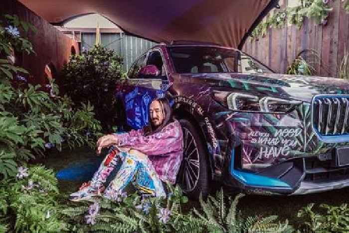 Splashed With Champagne or Not, Steve Aoki Inspires His Audience With This BMW Design