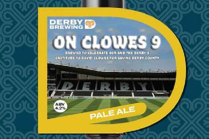 'On Clowes 9' beer launched to celebrate Derby County takeover