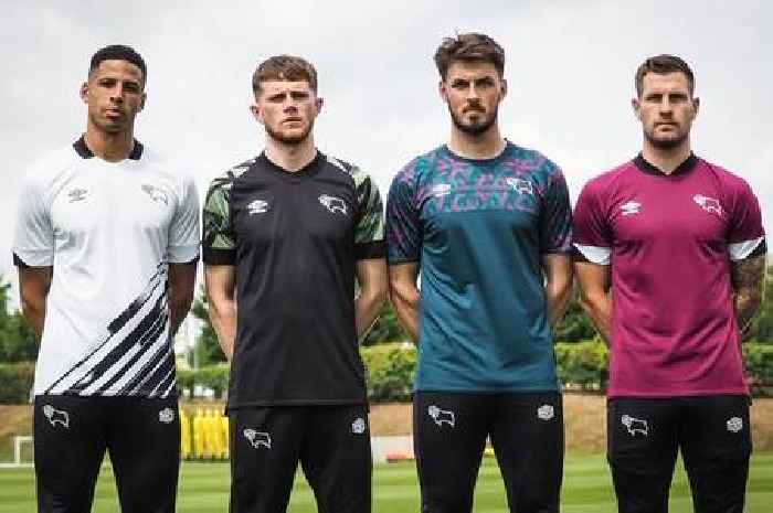Derby County unveil new kits for 2022-23 season