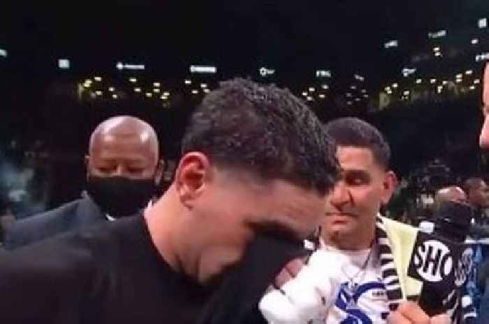 Danny Garcia breaks down in tears as he reveals mental health battle following comeback