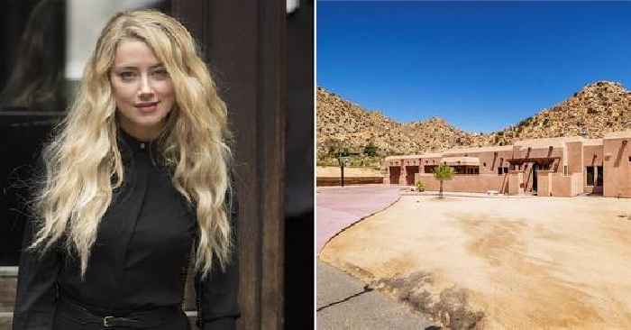 Tour Amber Heard's $1.05 Million Desert Home She's Been Forced To Sell To Payoff Johnny Depp Debt: Photos