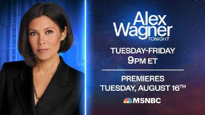 JUST IN: MSNBC Announces Show Title and Premiere Date for Alex Wagner