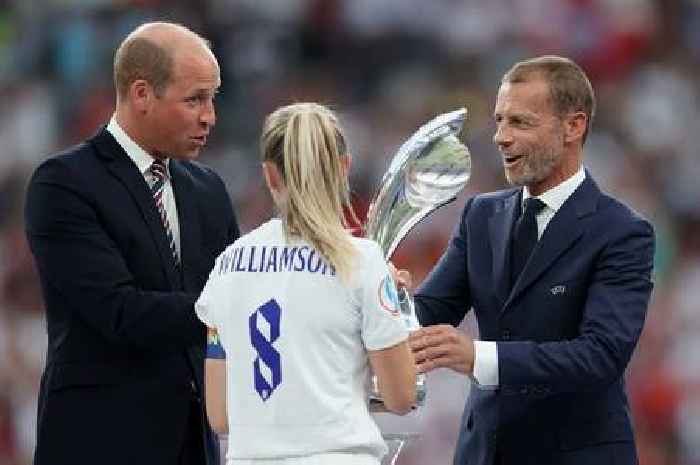 England Lionesses: Captain Leah Williamson reveals exactly what Prince William said to her when he gave a massive hug