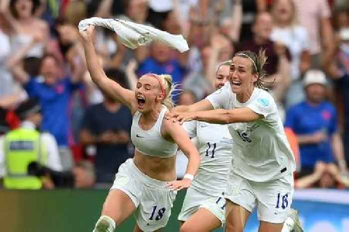 England Lionesses: Chloe Kelly says she's going to frame her sports bra after brilliant goal celebration