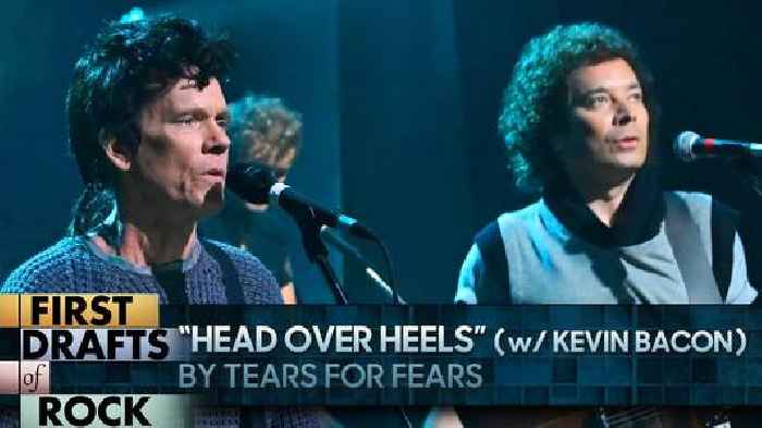 Kevin Bacon And Jimmy Fallon Sing The “First Draft” Of Tears Of Fears’ “Head Over Heels”