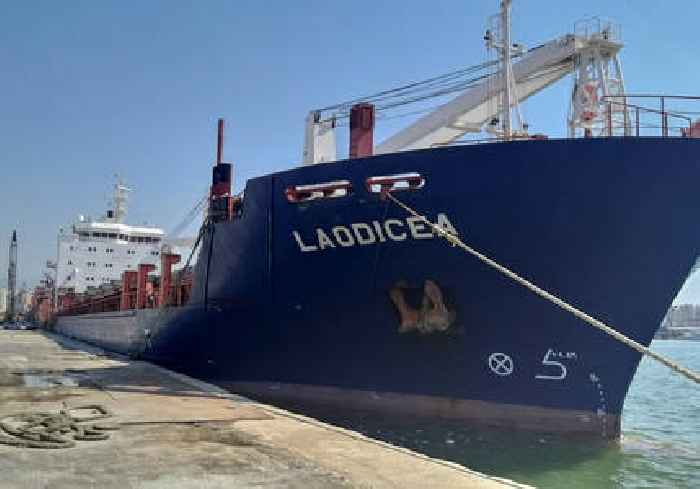 Syrian ship with grain Ukraine says was stolen leaves Lebanon