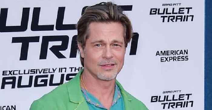Brad Pitt Begins Stripping Down In Front Of 'Bullet Train' Costars: 'I’m Going To Do This Interview Shirtless'