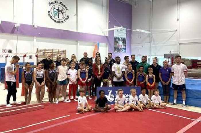Essex duo surprise children with shock appearance at gymnastics club after winning Commonwealth gold medals
