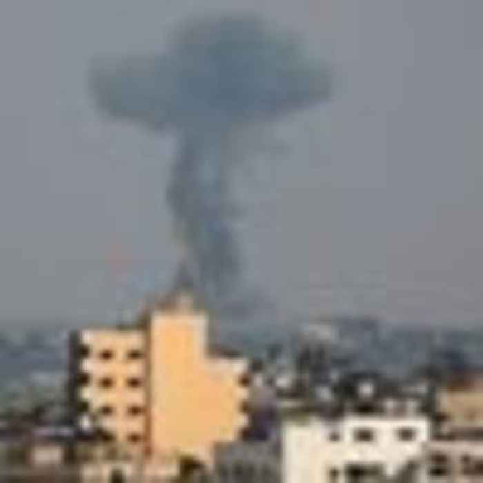 Footage shows dramatic moment Israeli airstrikes bomb Gaza home