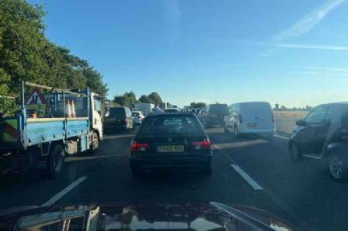 M5 reopens after car 'overturned' between J25 and J24 - recap