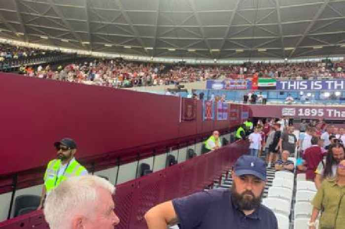 West Ham create giant barrier to block home and away fans - but it immediately backfires