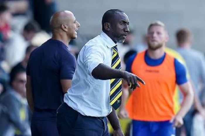 Jimmy Floyd Hasselbaink believes Aaron Collins dived for red card in big win for Bristol Rovers