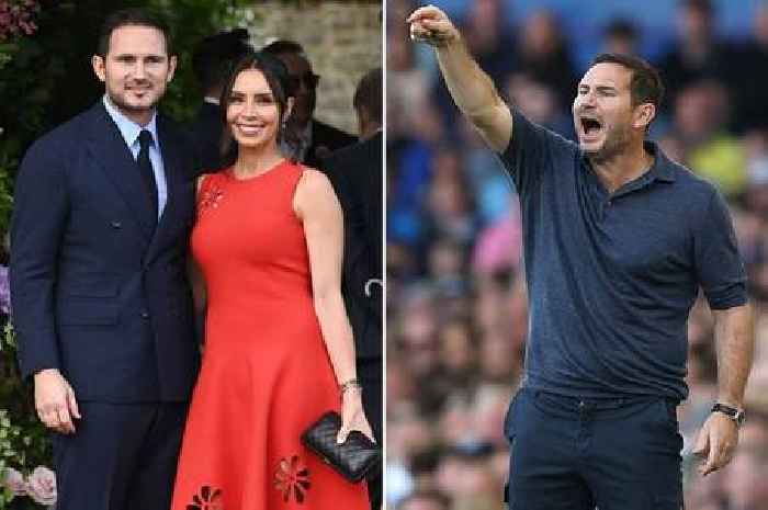 Frank Lampard's wife Christine left unimpressed by Everton manager's sweary team talk